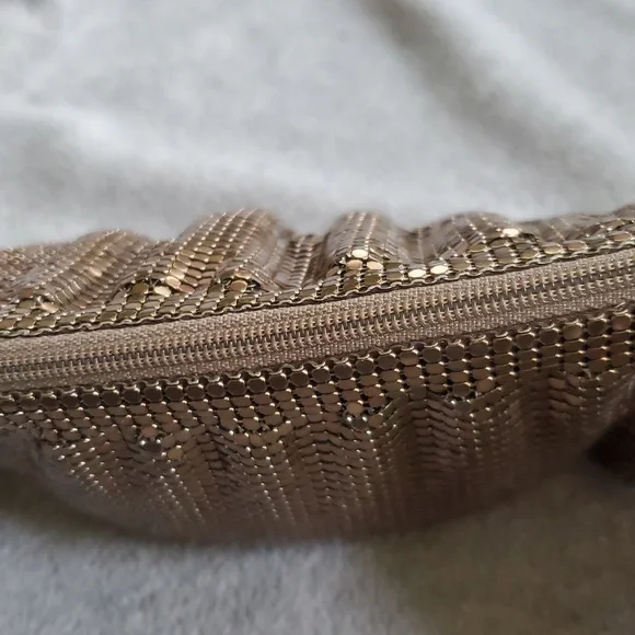 Bronze Mesh Bag, Whiting & Davis - Picture 3 of 5